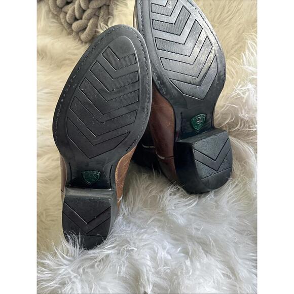 Ariat Sedona Men's Size 10.5 EE Brown Classic Leather Cowboy Western Boots - Picture 13 of 15